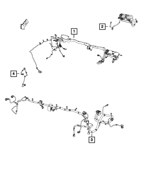 Wiring-Headlamp to Dash for 2014 Ram 3500 #1