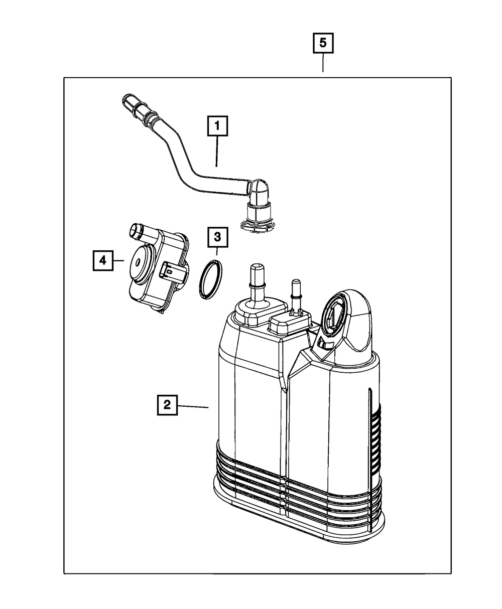 Vapor Canister Assembly - Mopar (68377768AD)