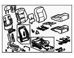23238856 - Body: Seat Assembly for Chevrolet: Silverado 1500 | GMC: Sierra 1500 Image