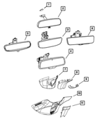 68381526AB - Glass: Inside Rear View Mirror for Mopar Image