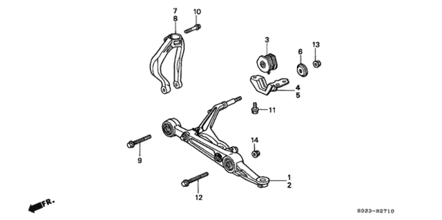 Front Lower Arm for 1997 Honda Civic #0