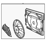 64546988913 - : Fan Assembly for BMW: 323Ci, 323i, 325Ci, 325i, 325xi, 328Ci, 328i, 330Ci, 330i, 330xi, M3 Image