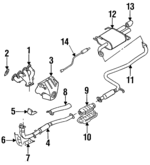20852D4500 - : Heat Shield for Nissan Image
