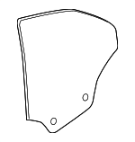 51357955237 - Body: Quarter Glass for BMW: 430i, 430i xDrive, M4, M440i, M440i xDrive Image