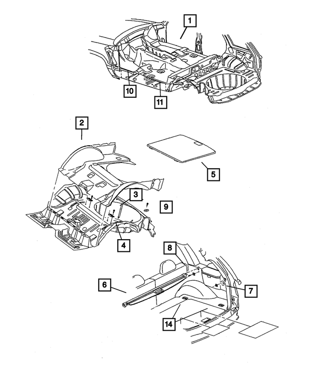 6035122 - Interior Trim: Rivet for Mopar Image