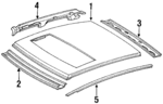 62100SM4310ZZ - Body: Roof Panel for Honda: Accord Image