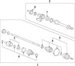 44014TMJT01 - : Outer Cv Joint for Acura Image