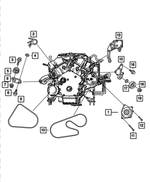 R4606822AA - Electrical: Engine Generator, Remanufactured for Mopar Image