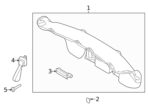 Interior Trim - Trunk for 2016 Lincoln MKS #0