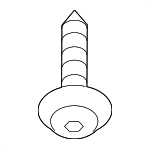 1245105163 - Body: Mount Bracket Screw for Genesis: Electrified G80, Electrified GV70, G70, G80, G90, GV60, GV70, GV80, GV80 Coupe | Hyundai: Accent, Azera, Elantra, Elantra GT, Elantra N, Genesis, Genesis Coupe, Ioniq, Ioniq 5, Ioniq 6, Kona, Kona Electric, Kona N, Palisade, Santa Cruz, Santa Fe, Santa Fe Sport, Santa Fe XL, Sonata, Tiburon, Tucson, Veloster, Veloster N, Venue Image
