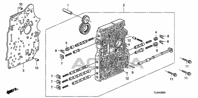 AT Main Valve Body for 2010 Acura TSX #0