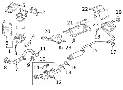 Exhaust Manifold for 2022 Honda Accord #0