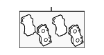 446534050 - Brakes: Brake Pads for Toyota Image