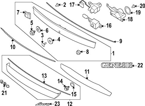 Parking Aid for 2025 Genesis G90 #3