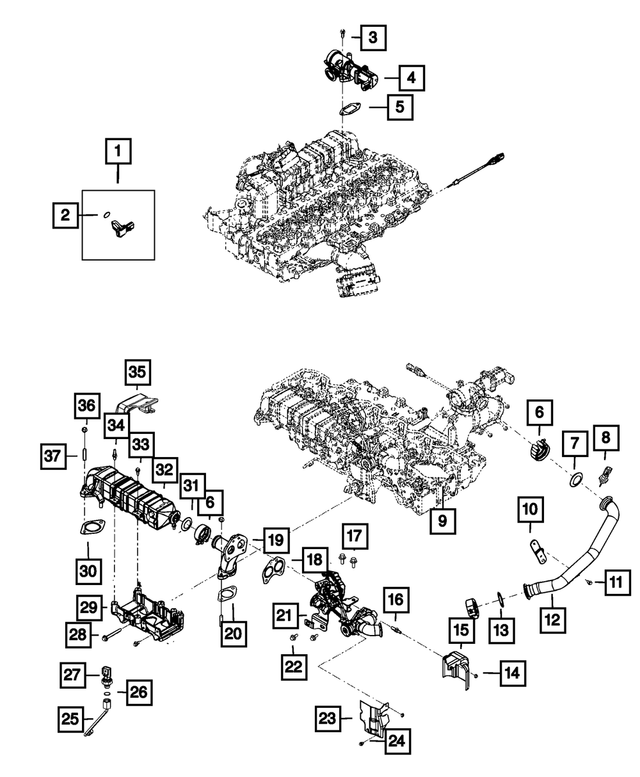 68005212AA - Emission Controls: O Ring for Mopar Image
