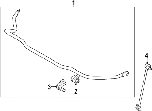 Stabilizer Bar & Components for 2025 Kia EV6 #2