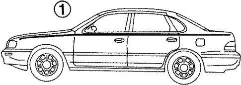 Stripe Tape for 1996 Toyota Avalon #0
