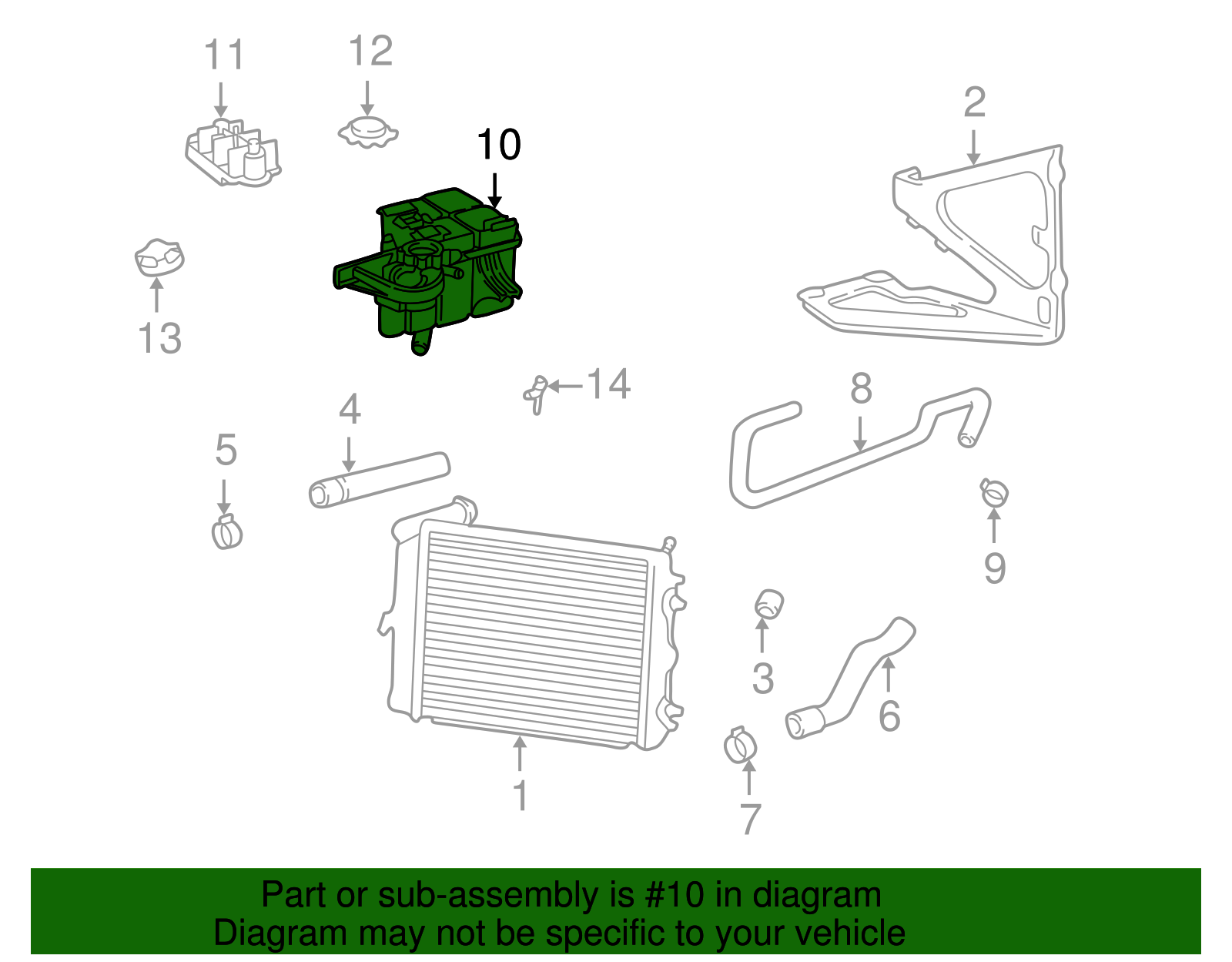 1999 2001 Porsche 911 Engine Coolant Reservoir 996 106 147 56 Oem