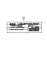 68495606AB - Labels: Vehicle Emission Control Information Label for Mopar Image