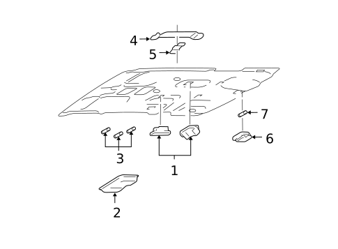 Interior Lamps for 2004 Ford Expedition #0