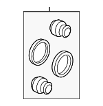 BDYS3326Z - Brakes: Boot Kit for Mazda: 3 Image