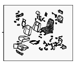 7110048Q62C5 - : Seat Assembly for Lexus Image