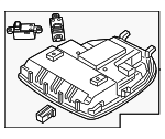92800T6600VDS - Body: Overhead Console for Hyundai Image