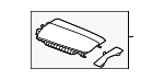 29468028039H15 - Body: Armrest for Mercedes-Benz Image