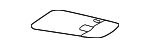 29668903001D03 - Body: Console Mat for Mercedes-Benz Image