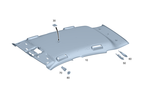 2476908400 - Interior Trim/Exterior Detachable Parts: Trim, Roof for Mercedes-Benz Image