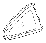 92209200 - Body: Quarter Glass for Pontiac: GTO Image