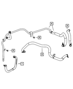 5058309AB - Air Conditioning &amp; Heater: Heater Supply Hose for Mopar Image