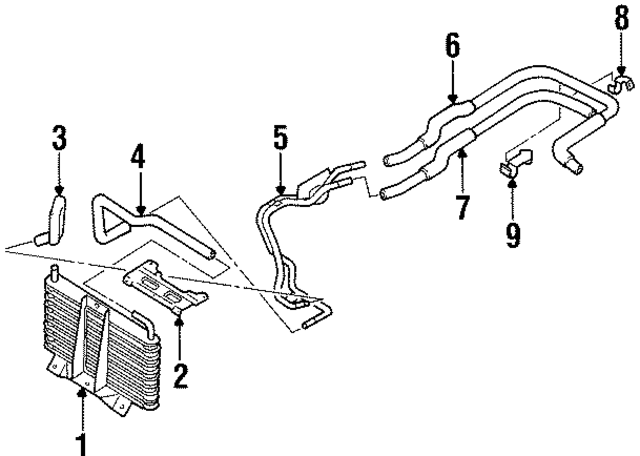 2130540P00 - : Oil Cooler for Nissan: 300ZX Image