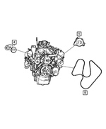 53032037AJ - Electrical: Accessory Drive Belt for Mopar Image