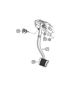 5154689AB - Brakes: Brake Pedal And Pad for Mopar Image