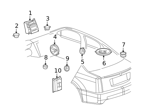 Sound System for 2009 Cadillac STS #0