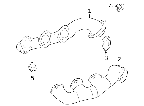 Exhaust Manifold for 2005 Chrysler Crossfire #0