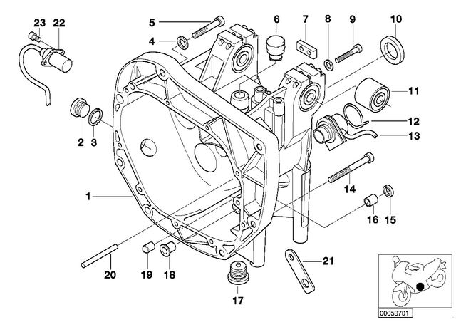 7119905428 - Manual Transmission: Screw Plug - M18X1.5-ZNNIV for BMW-Motorrad Image
