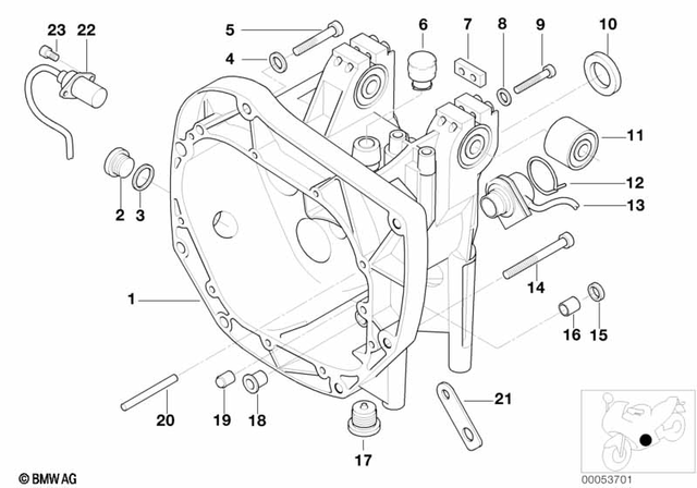 7119905428 - Manual Transmission: Screw Plug - M18X1.5-ZNNIV for BMW-Motorrad Image