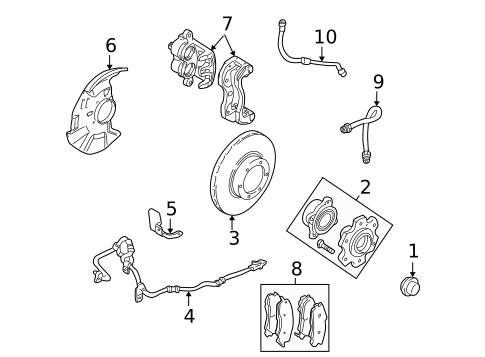 Anti-Lock Brakes for 2004 Mitsubishi Montero #0