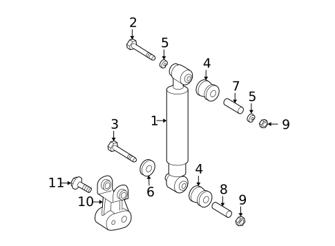 Shocks & Components for 2003 Dodge Sprinter 3500 #1