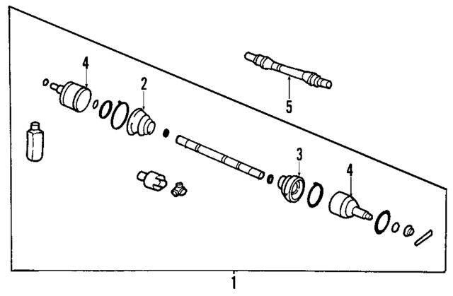 Hyundai Shaft Assembly 495703A400