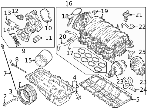 Vacuum System for 2025 Ford Mustang #0