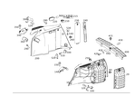 2046900100 - Trim and Lining: Trim, Load Compartment for Mercedes-Benz Image