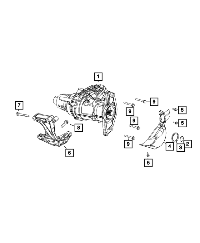 6511598AA - Power Transfer Unit: Hex Flange Head Bolt for Mopar Image image