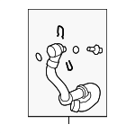 7L6122051AA - Cooling System: Upper Hose for Audi Image