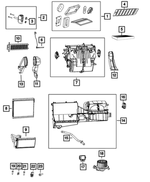 68153949AA - Air Conditioners and Heaters: Slim Line Seal Kit for Mopar Image