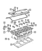 4792804AA - Engine 2.4L Four Cylinder: Cylinder Head Cover for Mopar Image