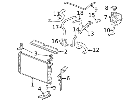 Hoses & Pipes for 2009 Saturn Aura #0