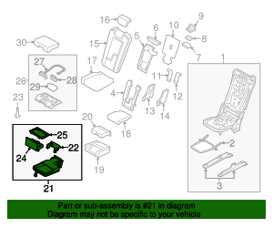 32248002 - High-Quality Armrest for 2016-2024 Volvo XC90 | AutoNation Parts